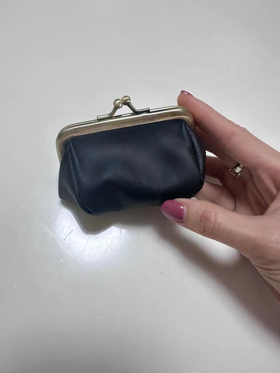 Women's Genuine Leather Mini Clutch Coin Purse photo review