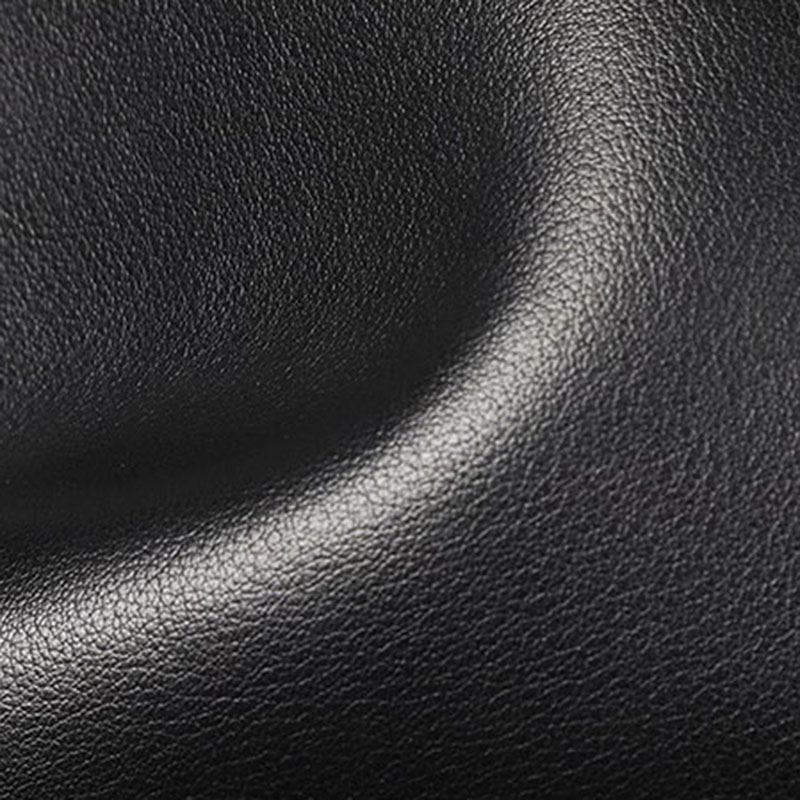 Women's Black Leather Lock Crossbody Shoulder Bag