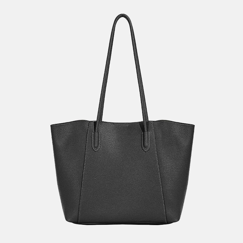 Women's Genuine Leather Minimalist Shoulder Tote Bag