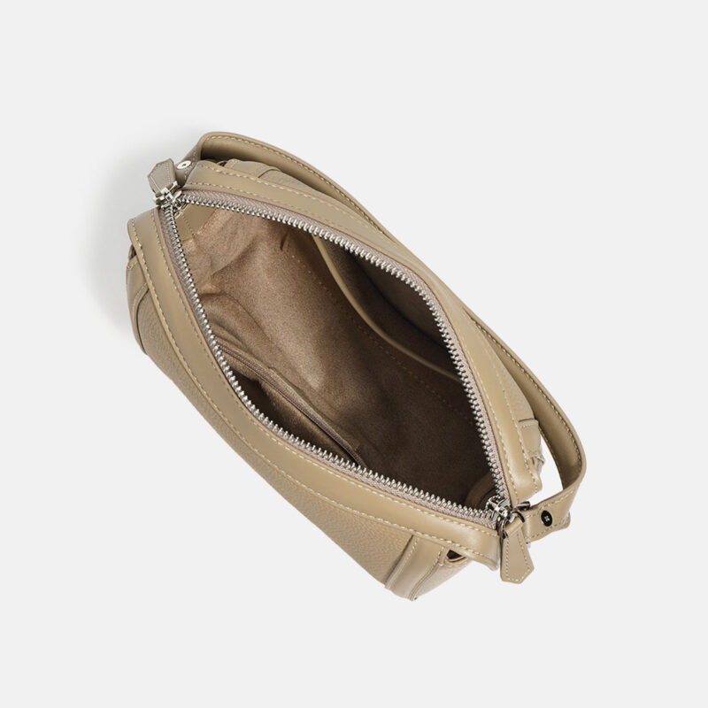 Sac à main en cuir véritable en forme d'oreiller pour femmes