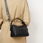 Women's Genuine Leather Vintage Pillow-Shaped Crossbody Handbag