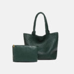 Women's Minimalist Woven Tote Bag