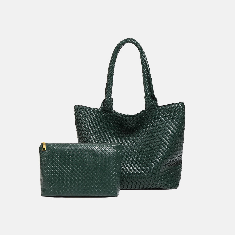 Women's Minimalist Woven Tote Bag