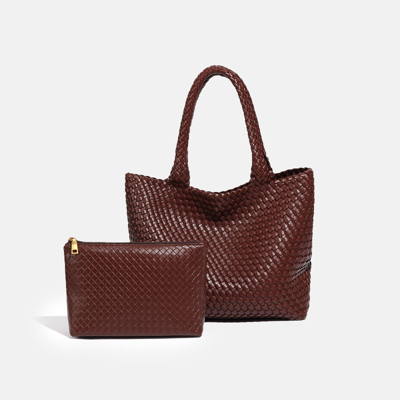 Women's Minimalist Woven Tote Bag