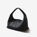 Sac à main minimaliste en cuir véritable en forme de boulette à fermeture magnétique pour femmes