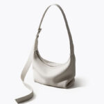 Women's Genuine Leather Minimalist Zip-Top Crossbody Shoulder Bag