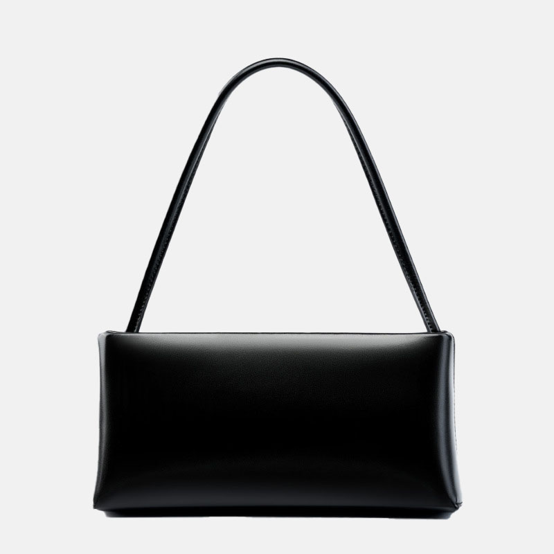 Women's Minimalist Genuine Leather Baguette Bag