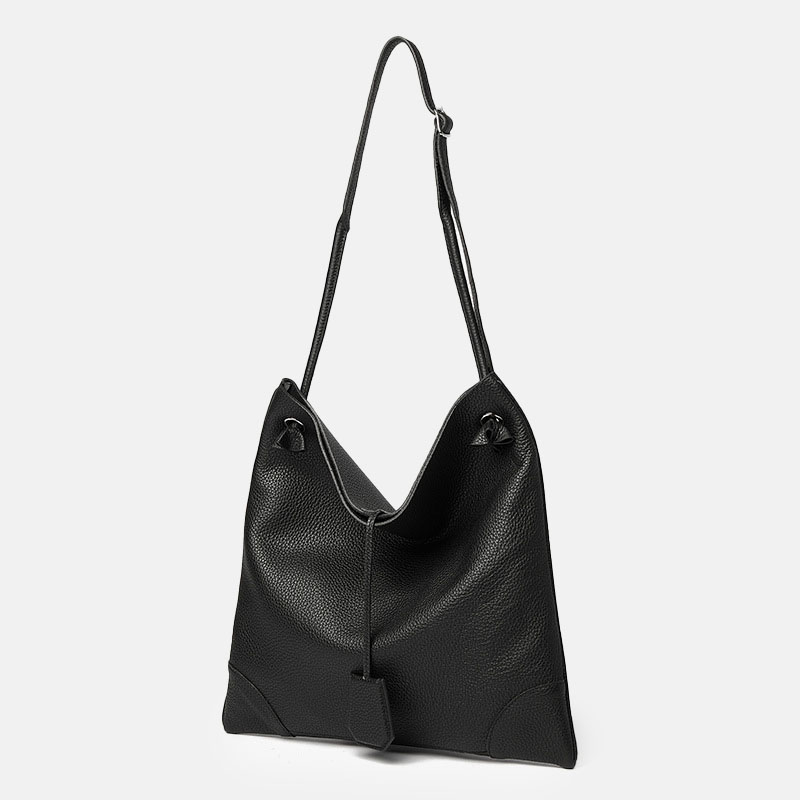 Sac fourre-tout en cuir véritable pour femmes