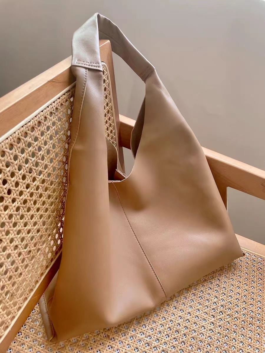 Sac hobo en cuir à épaule unique pour femmes, minimaliste photo review