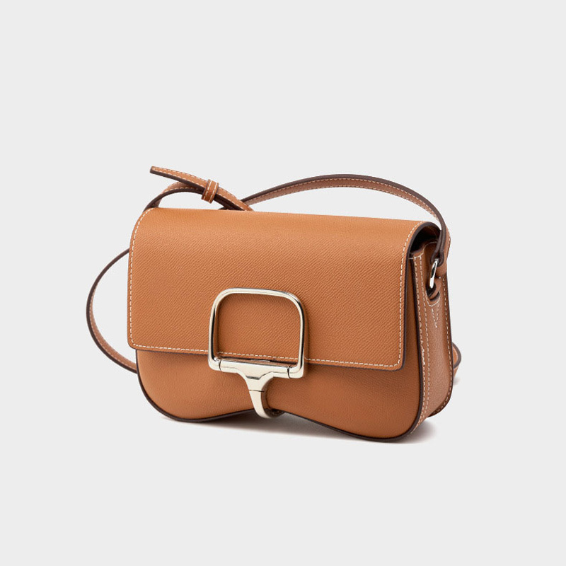 Sac à bandoulière en cuir véritable pour femmes