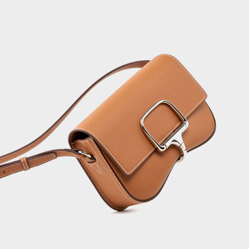 Sac à bandoulière en cuir véritable pour femmes