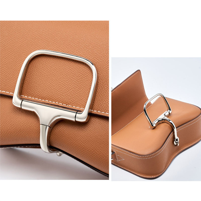 Sac à bandoulière en cuir véritable pour femmes