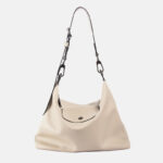 Women's Leather Zip Shoulder Hobo Bag