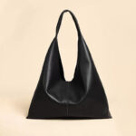 Women's Minimalist Leather Single Shoulder Hobo Bag