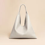 Women's Minimalist Leather Single Shoulder Hobo Bag