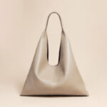 Women's Minimalist Leather Single Shoulder Hobo Bag