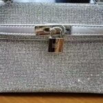 Women's Rhinestones Evening Clutch Bags with Crossbody Strap photo review