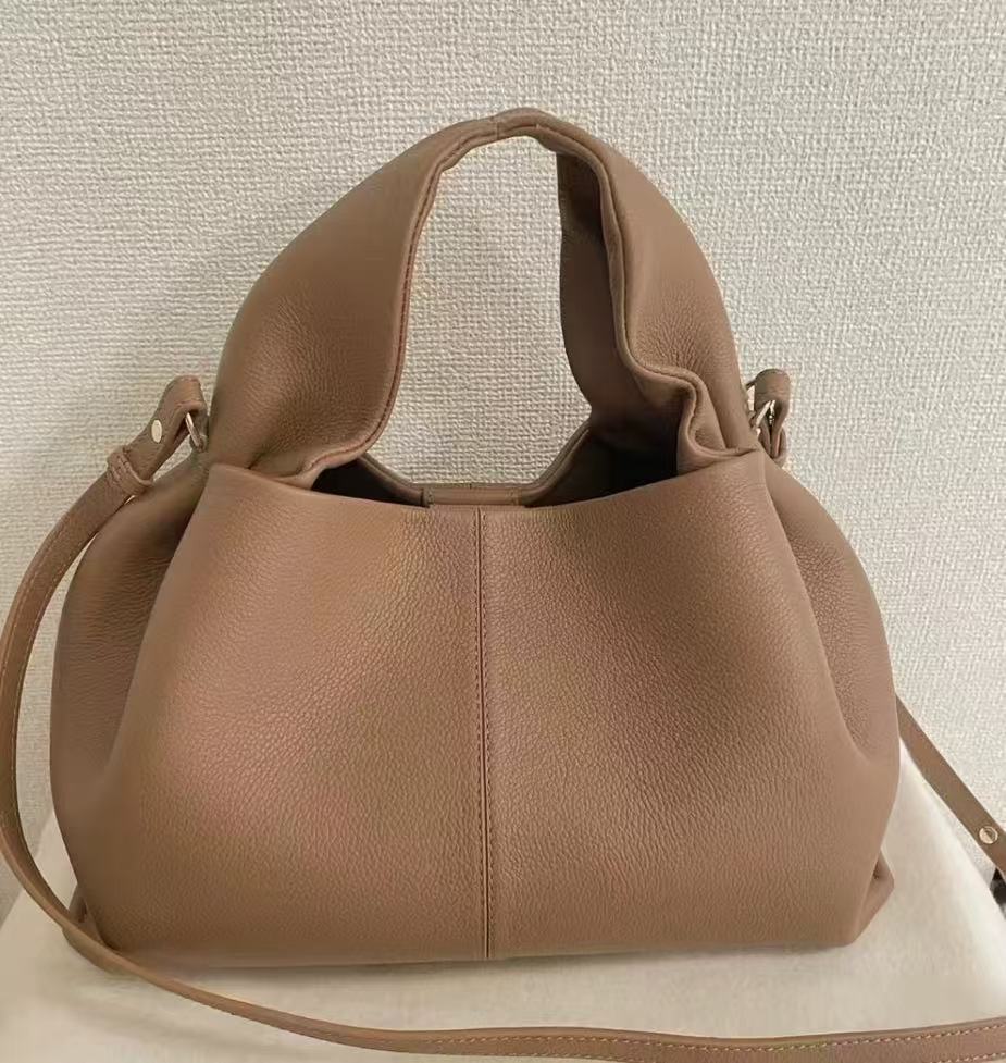 Women's Genuine Leather Cloud-shaped Shoulder Crossbody Tote Bags photo review