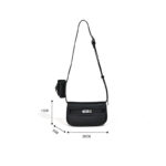 Sacoche en cuir véritable pour femmes avec fermeture à clé