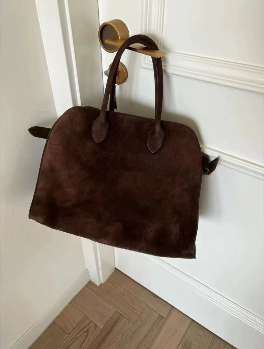 Damen Wildleder Echtes Leder Vintage Handtasche photo review