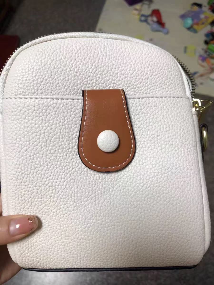 Women's Square Leather Crossbody Shoulder Phone Bag photo review