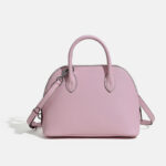 Women's Minimalist Genuine Leather Shell-Shaped Handbag