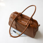 Sac à main en cuir véritable minimaliste pour femmes
