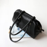 Sac à main en cuir véritable minimaliste pour femmes