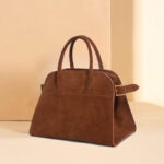 Women's Suede Genuine Leather Vintage Handbag