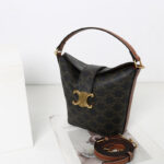 Sac à main vintage en cuir véritable Triomphe à fermoir pour femmes
