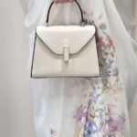 Minimalistische Damen Leder Schloss-Verschluss Crossbody Top Handle Tasche photo review