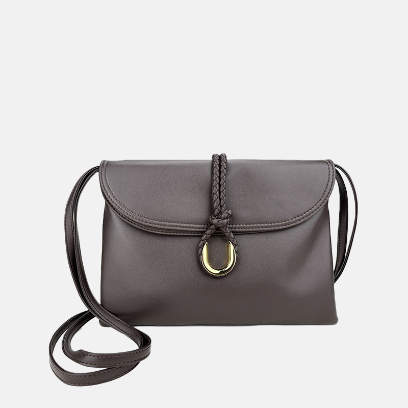 Sac messager en cuir véritable avec fente pour cartes et serrure pour le corps