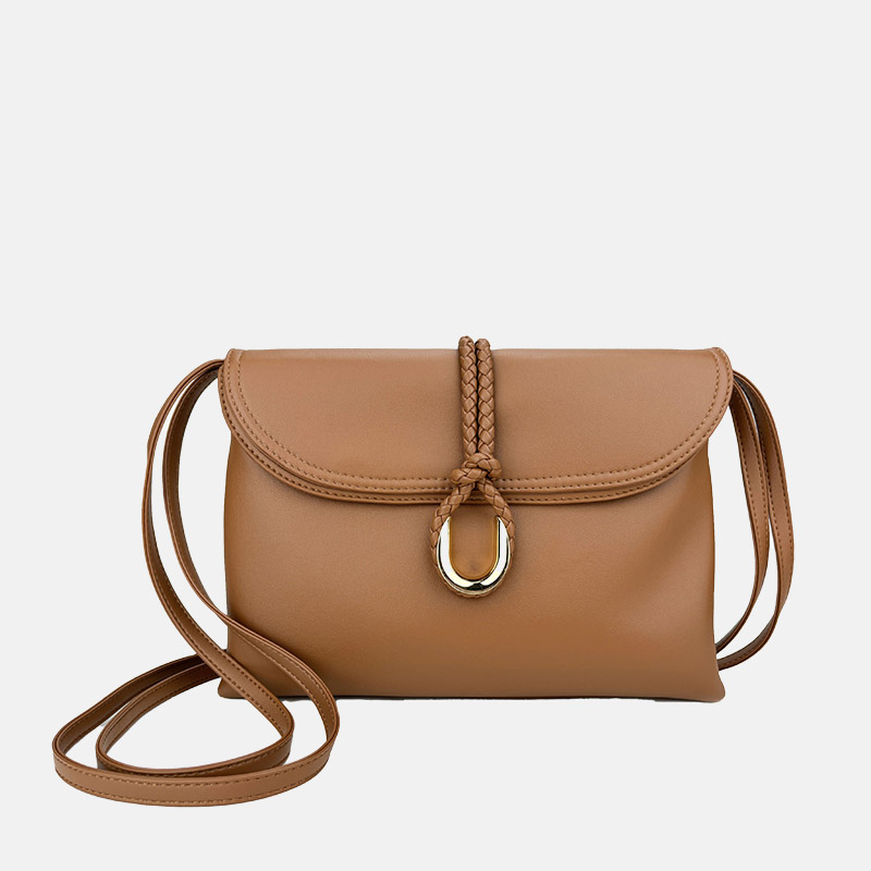 Sac messager en cuir véritable avec fente pour cartes et serrure pour le corps