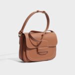 Damen Crossbody Satteltasche aus echtem Leder
