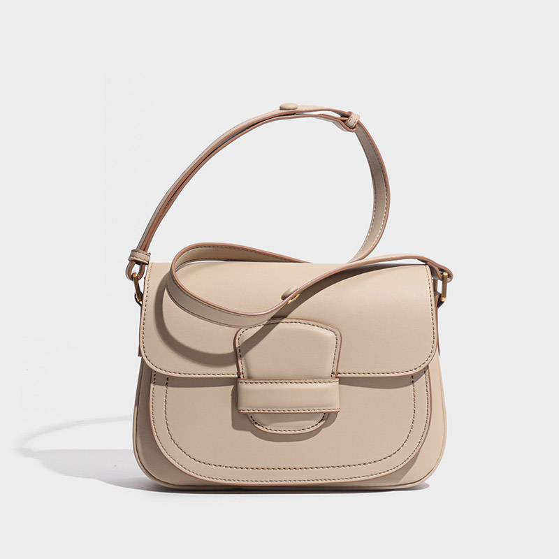 Women's Genuine Leather Crossbody Saddle Bag