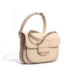 Damen Crossbody Satteltasche aus echtem Leder