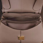 Women's Split Leather Flap Crossbody Shoulder Handbag