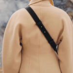 Women's Split Leather Flap Crossbody Shoulder Handbag