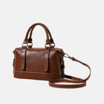 Sac à main vintage en cuir véritable pour femmes