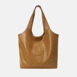 Sac hobo à bandoulière en cuir véritable pour femmes