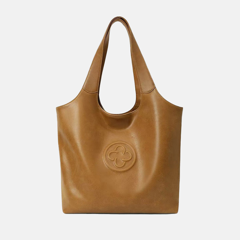 Sac hobo à bandoulière en cuir véritable pour femmes