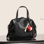 Sac à main en cuir vintage Boston pour femmes