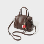 Sac à main en cuir vintage Boston pour femmes