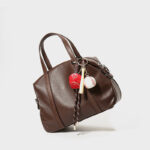 Sac à main en cuir vintage Boston pour femmes