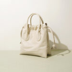 Women's Genuine Leather Ruched Drawstring Hobo Bag