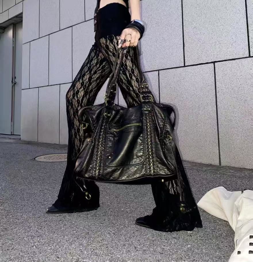 Sac fourre-tout Vintage Antique Bronze en matériau PU pour femmes photo review