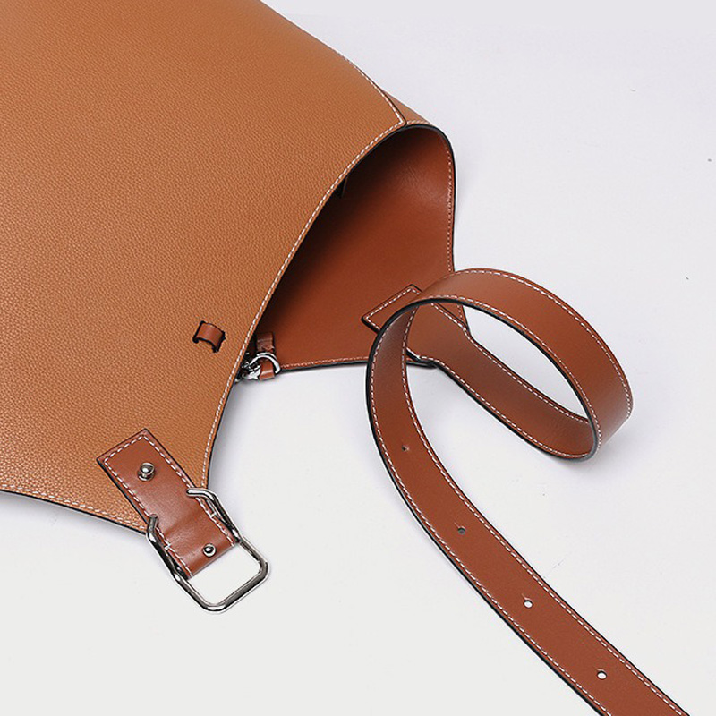 Sacs à dos en cuir véritable asymétriques pour femmes