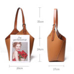 Sacs à dos en cuir véritable asymétriques pour femmes