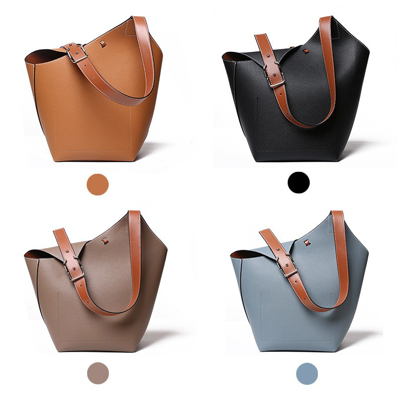Sacs à dos en cuir véritable asymétriques pour femmes