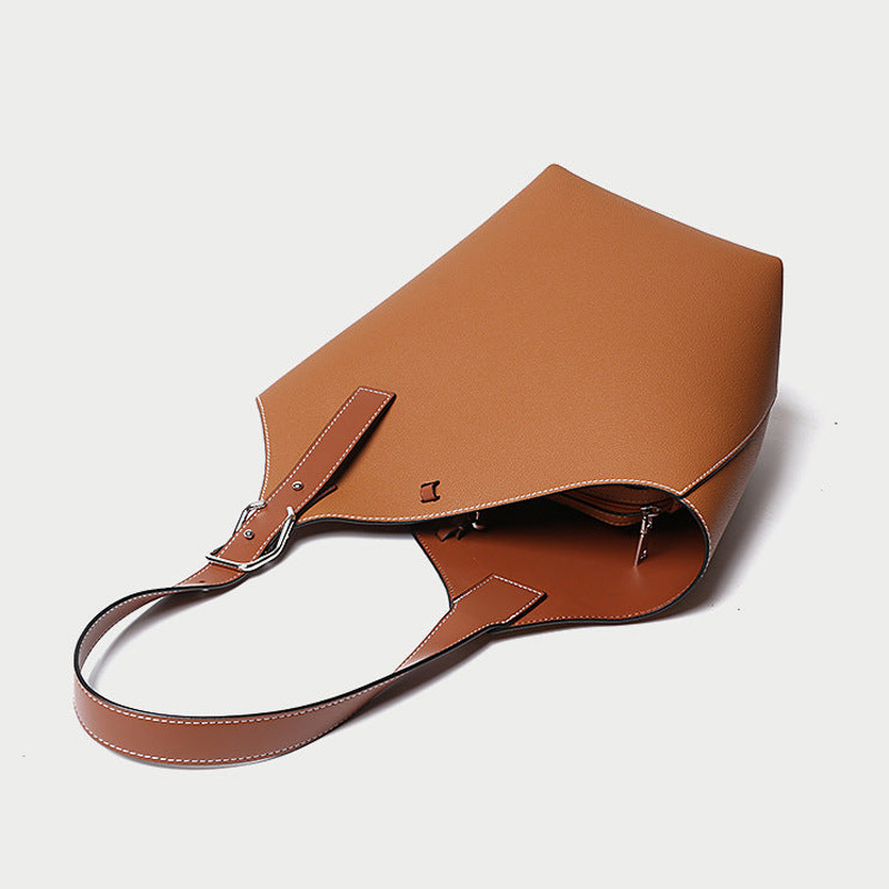 Sacs à dos en cuir véritable asymétriques pour femmes